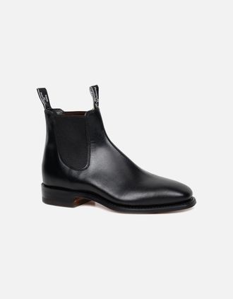 R.M. Williams Mens Classic Craftsman Mens Chelsea Boots - Black - Size: 11