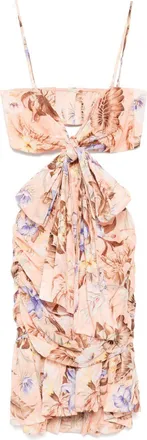 Zimmermann Womens Coco Mini Dress With Bow