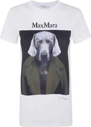 Max Mara Mujer, Camisetas, Blanco, Talla: M