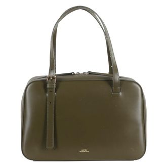 A.P.C. Handbags, female, Green, Size: ONE SIZE Sac Virginie Box