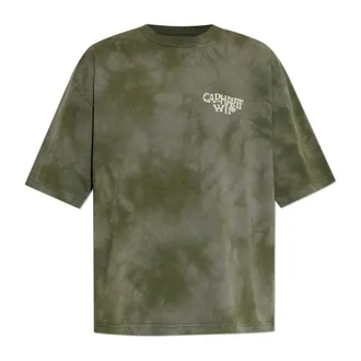 Carhartt Work in Progress Carhartt Wip, T-Shirts, male, Green, Size: 2XL Radiate T-Shirt