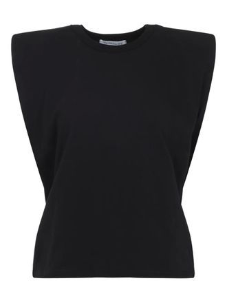 Frankie Shop padded T-shirt - Black