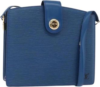 Louis Vuitton Pre-owned Cross Body Bags, female, Blue, Size: ONE SIZE Pre-owned Vintage Epi Shoulder Bag
