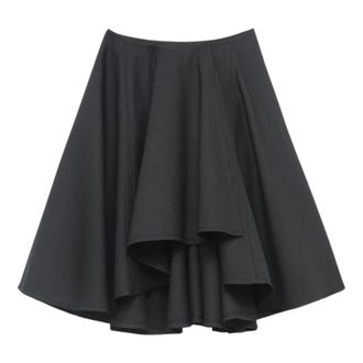Bite Studios Rokken, Dames, Zwart, M, Wol, Tailored Voluminous Rok