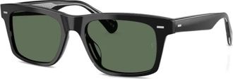 Oliver Peoples R-16 Zonnebril - Heren - Zonnebrillen - Zwart - 55 MM - Accessoires