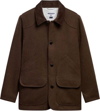 Sebago Giacca Tenny in Lana - - Jackets - Uomo - Marrone - L