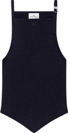 Courr&egrave;ges Tops, Dames, Blauw, M, Sleeveless Tops