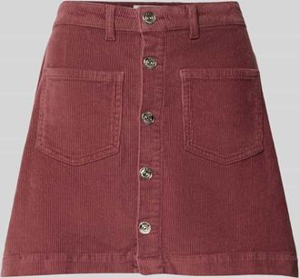 Only Ausgestellter Mini-Rock aus Baumwoll-Mix Modell AMAZING in Mauve, Gr&ouml;&szlig;e XL