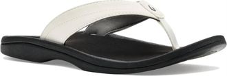Olukai Womens Ohana Sandal In Bright White/black