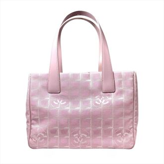 Chanel Pink Nylon Tote Bag (Pre-Owned)