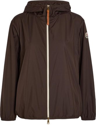 Moncler Fegeos Hooded Shell Jacket - Brown - 4 (UK 16 / XL)