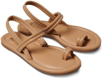 beek Pavo Toe Loop Sandal in Beach at Nordstrom, Size 10