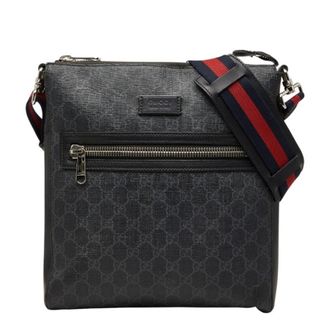 Gucci Black Pvc Leather Shoulder Bag (Pre-Owned)