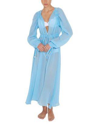 Moeva Lula Cover Up Resortwear in Blue at Nordstrom, Size X-Large Eu