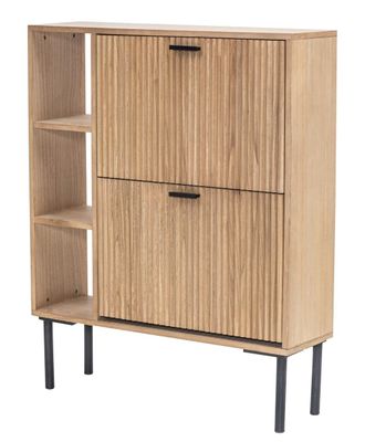 Nordlys Zapatero con 2 cajones en madera