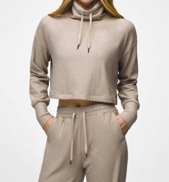 Prana Sacred Space Pullover In At Lait Heather