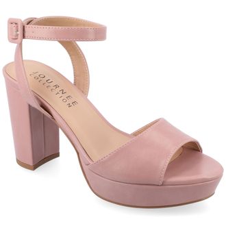 Journee Collection Women & apos;s Nairri Medium and Wide Width Dress Sandals