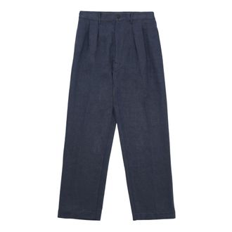 Fortela Chinos, male, Blue, Size: W31 Newyork Pleated Trousers