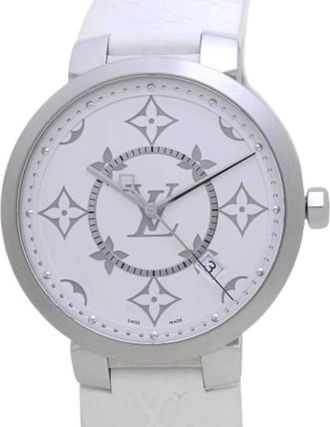 Louis Vuitton Pre-owned Watches, male, White, Size: ONE SIZE Pre-owned Vintage Wristwatch