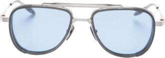 Akoni pilot-frame sunglasses - Grey