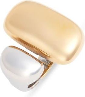 Vidakush Duotone Pebble Ring in Gold/silver at Nordstrom, Size 8
