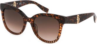 Furla SFU595 0XAP Womens Sunglasses Tortoiseshell Size 52