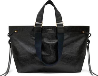 Isabel Marant Tassen, Dames, Zwart, ONE Size, Katoen, Wardy Bag