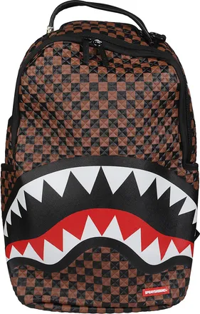 Sprayground Sharks In Paris Pyramid Pattern PVC Backpack