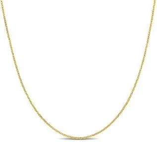 Delmar Diamond Cut Cable Chain Necklace in Gold at Nordstrom Rack