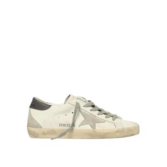 Golden Goose Sneakers, female, White, 3 UK, Leather Low Top Trainers
