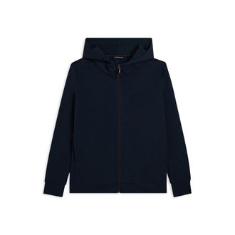 Freddy Felpa full zip con cappuccio e maxi logo in rilievo