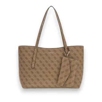 Guess Borsa Tote Brenton con chiusura a zip - - Bags - Donna - Beige - ONE SIZE