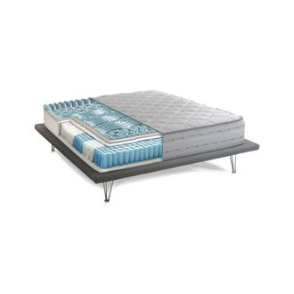 Talamo Italia Dmora - Colch&oacute;n Individual Dledr, Colch&oacute;n Viscoel&aacute;stico Y Muelles Ensacados, 100% Made In Italy, Anti&aacute;caros E Hipoalerg&eacute;nico, 80x200 H26 Cm
