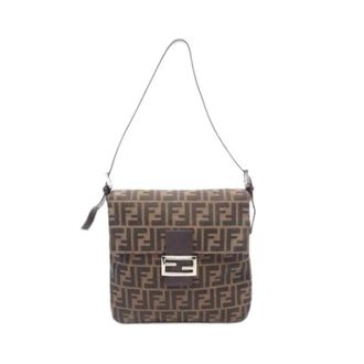 Fendi Pre-owned Shoulder Bags, female, Brown, Size: ONE SIZE Pre-owned Vintage Canvas Shoulder Bag