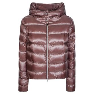 Herno Giubbotto - female - Herno - Winter Jackets - Brown - XL - Jackets