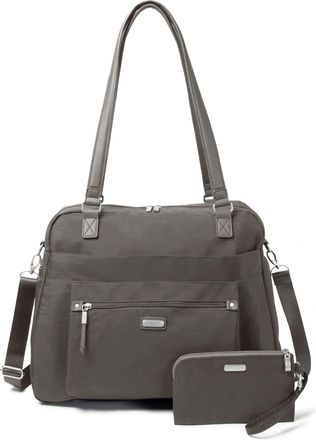 Baggallini Overnight Expandable Laptop Tote with RFID Phone Wristlet