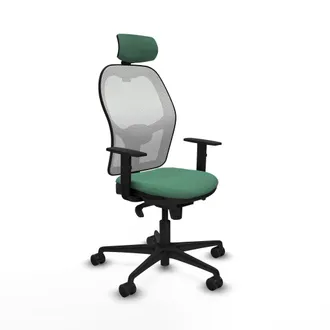 Piqueras y Crespo Silla De Oficina Con Cabecero Piqueras Y Crespo 1d036n2 Verde Esmeralda
