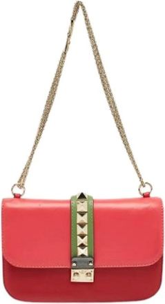 Valentino Pre-owned Cross Body Bags, female, Multicolor, Size: ONE SIZE Pre-owned Leather Shoulder Bag