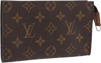 Louis Vuitton Pre-owned Clutches, female, Brown, Size: ONE SIZE Pre-owned Accessory Pouch