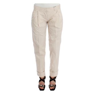 Ermanno Scervino Dames, Broeken, Beige, Maat: XS Nylon