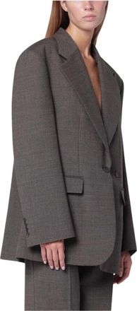 P.A.R.O.S.H. Mujer, Chaquetas, Marr&oacute;n, Talla: M