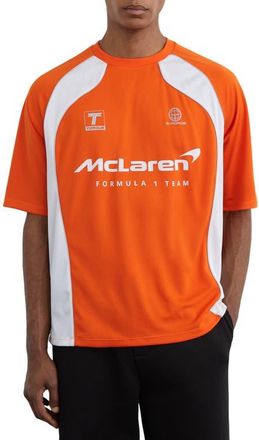 Reiss Dexor Graphic T-Shirt in Papaya Orange at Nordstrom, Size X-Large