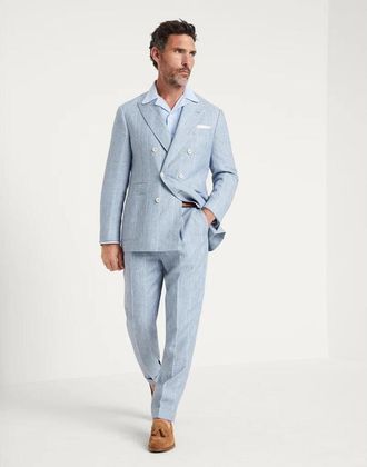 Brunello Cucinelli MenS Pants Mb400L00H_C006 Nwt, Size 40