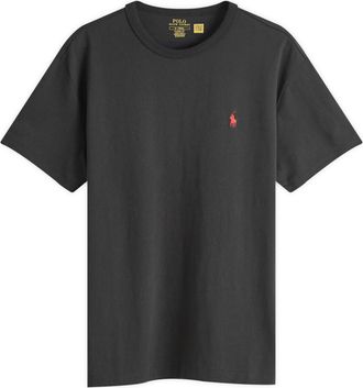 Ralph lauren black t shirt mens deals