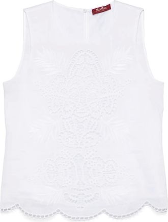 Max Mara Efeso top - White