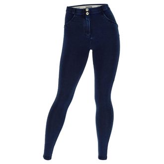 Freddy Leggings FREDDY Leggings WRUP1RC002NS, Damen, Gr. XS, EURO, blau (schwarz jeans, schwarz seams), Obermaterial: 84% Baumwolle CO. 16% Elasthan EL., Hos