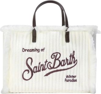 MC2 Saint Barth Colette Wool Rib - - Bags - Donna - Beige - ONE SIZE