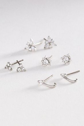 Anthropologie Dainty Post Earrings, Set of 4