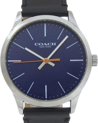 Coach Pre-owned Polshorloge - Heren - Vintage Horloges - Blauw - ONE Size - Vintage