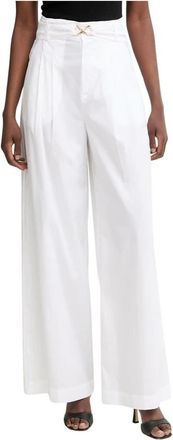 Twinset Pantaloni a palazzo - - Trousers - Donna - Bianco - L